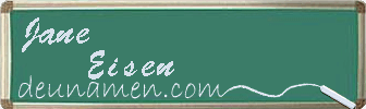 Jane Eisen Visitenkarte